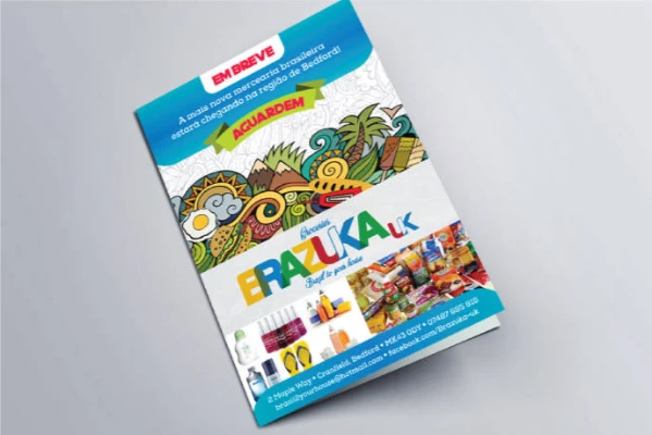 Brazuka UK business card design
