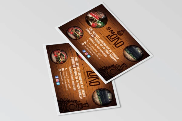 Smoko business card design