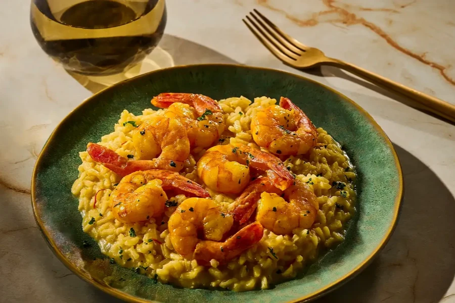 Saffron risotto