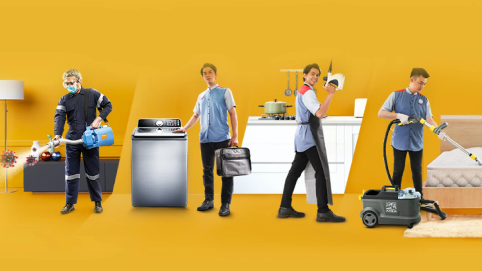 Crystal Home Cleaning team member carefully cleaning a bright London home